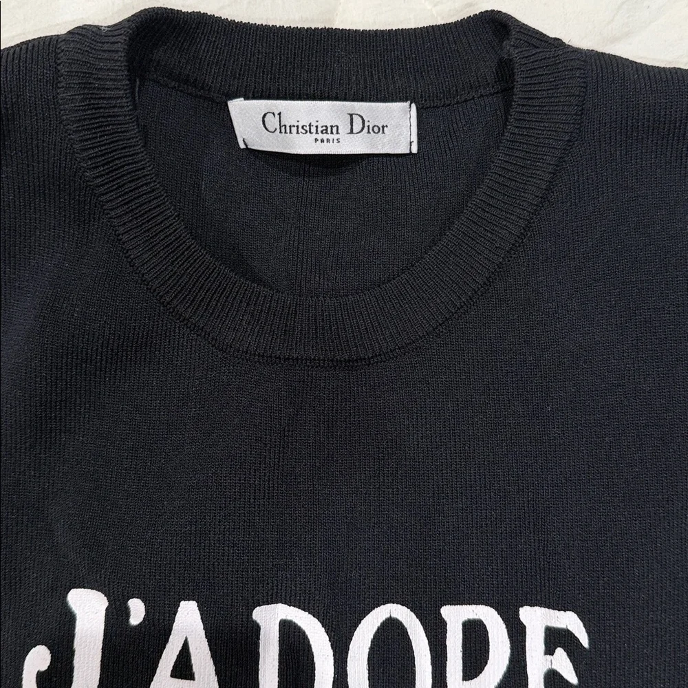 Dior Black Knit Top - Picture 2 of 6